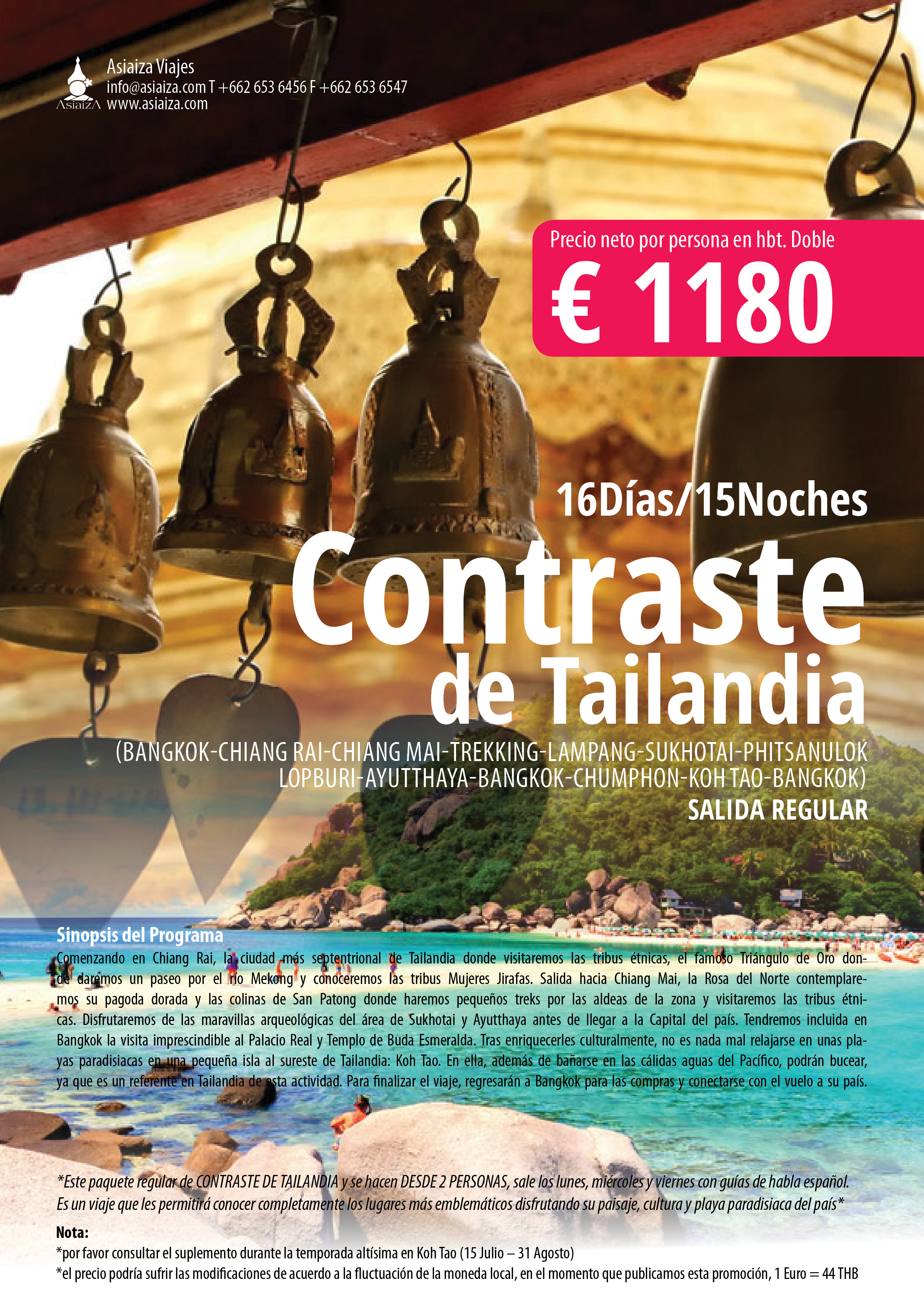 Oferta de Viaje a Tailandia - Foro Ofertas Comerciales de Viajes